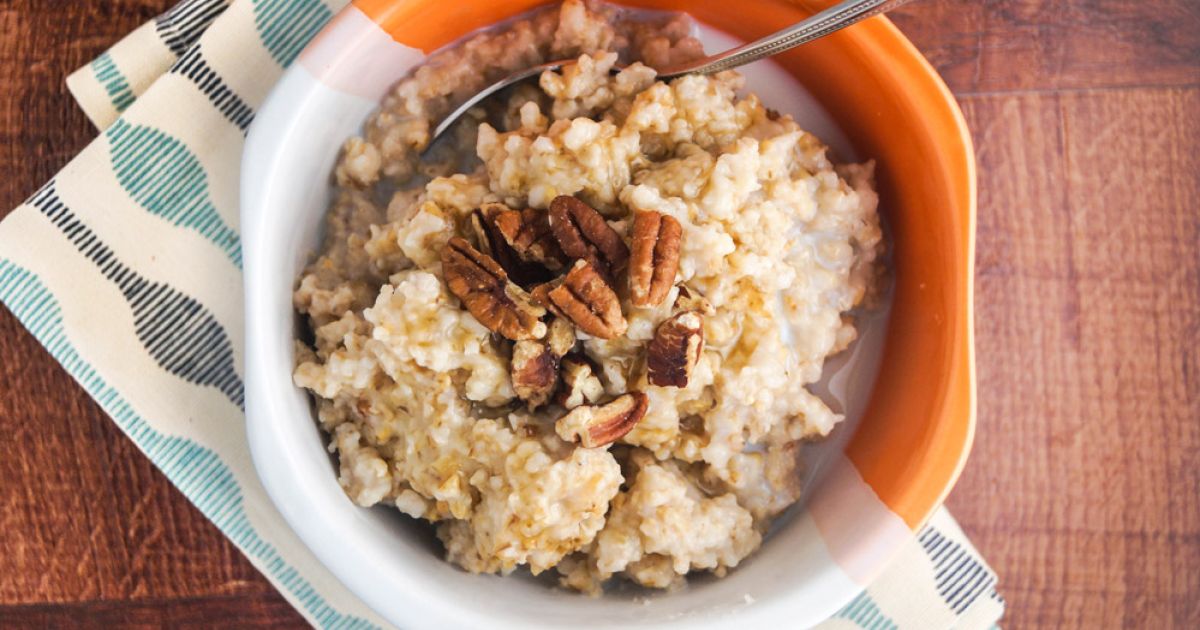 Make Ahead Stovetop Steel Cut Oats Slender Kitchen