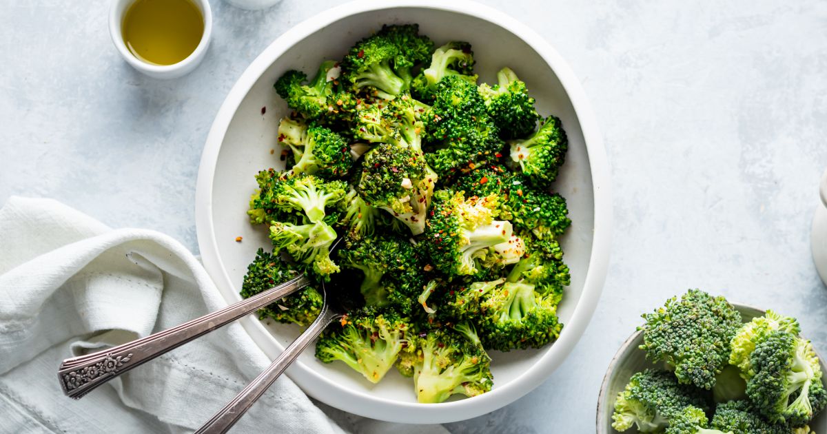 Pan Fried Broccoli - Slender Kitchen