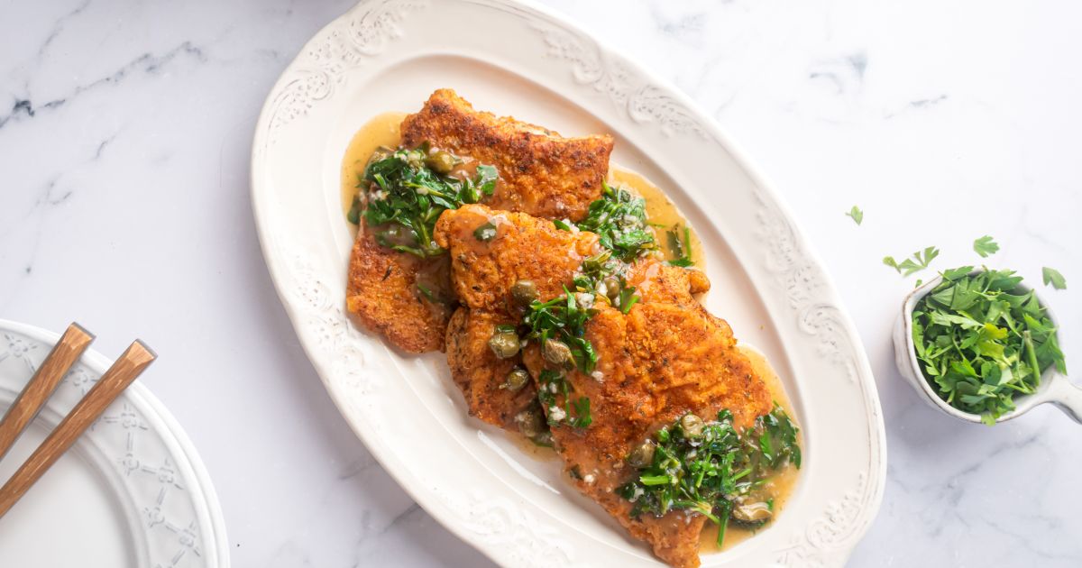 Pan Seared Cod [www.slenderkitchen.com]
