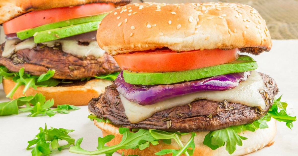Portobello Mushroom Burgers - Slender Kitchen