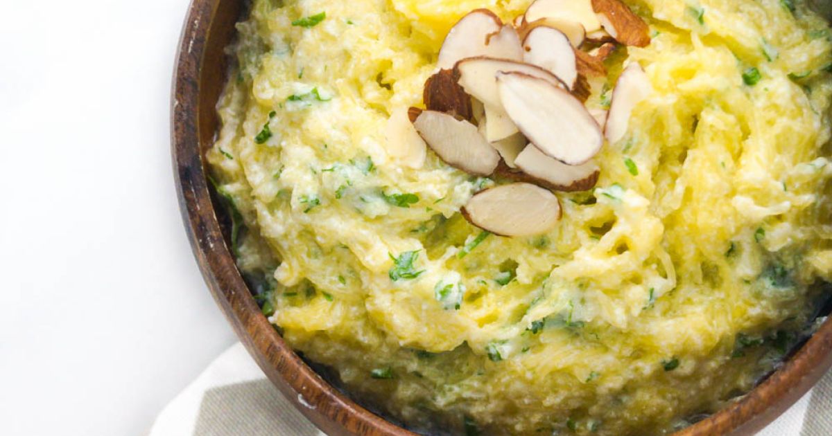 Creamy Ricotta Spaghetti Squash - Slender Kitchen