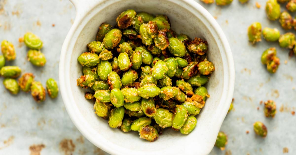 Roasted Garlic Edamame Slender Kitchen
