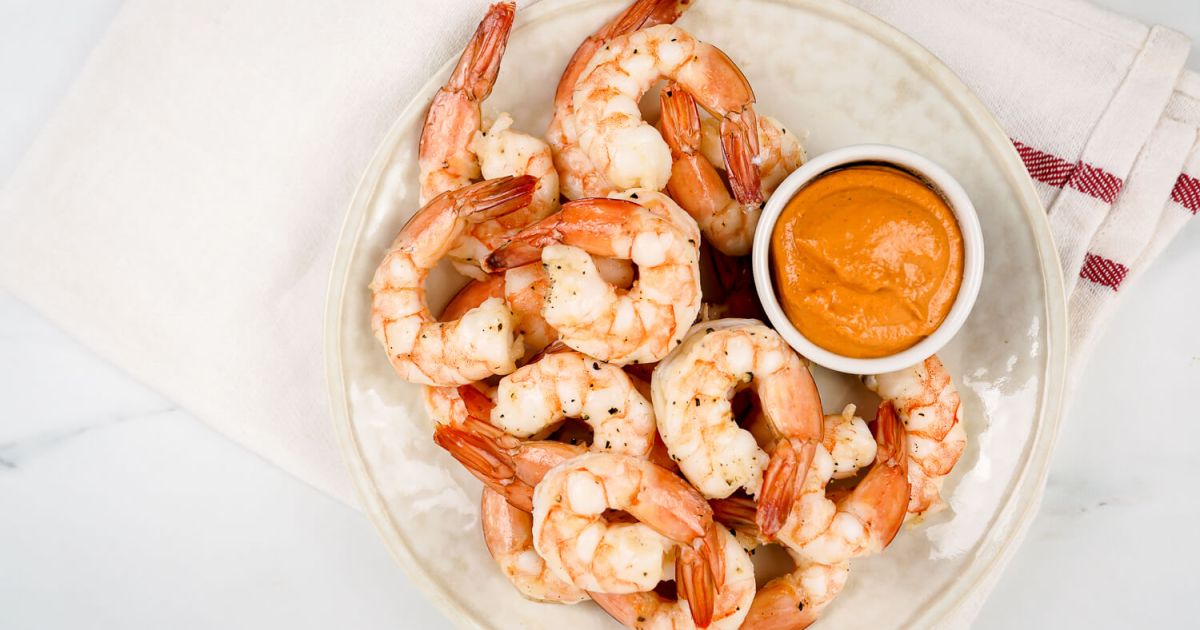 Easy Shrimp Cocktail (Roasted or Poached) - Slender Kitchen