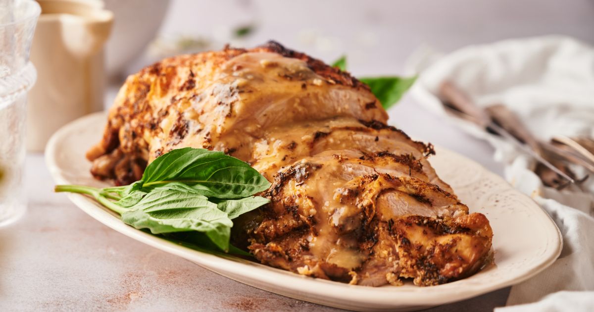 Crockpot Boneless Turkey Breast (Foolproof! 5 Minute Prep)- Slender Kitchen