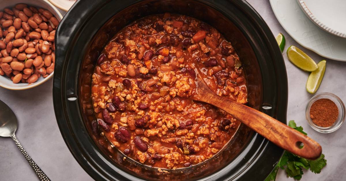Slow Cooker Turkey Chili – Slender Kitchen