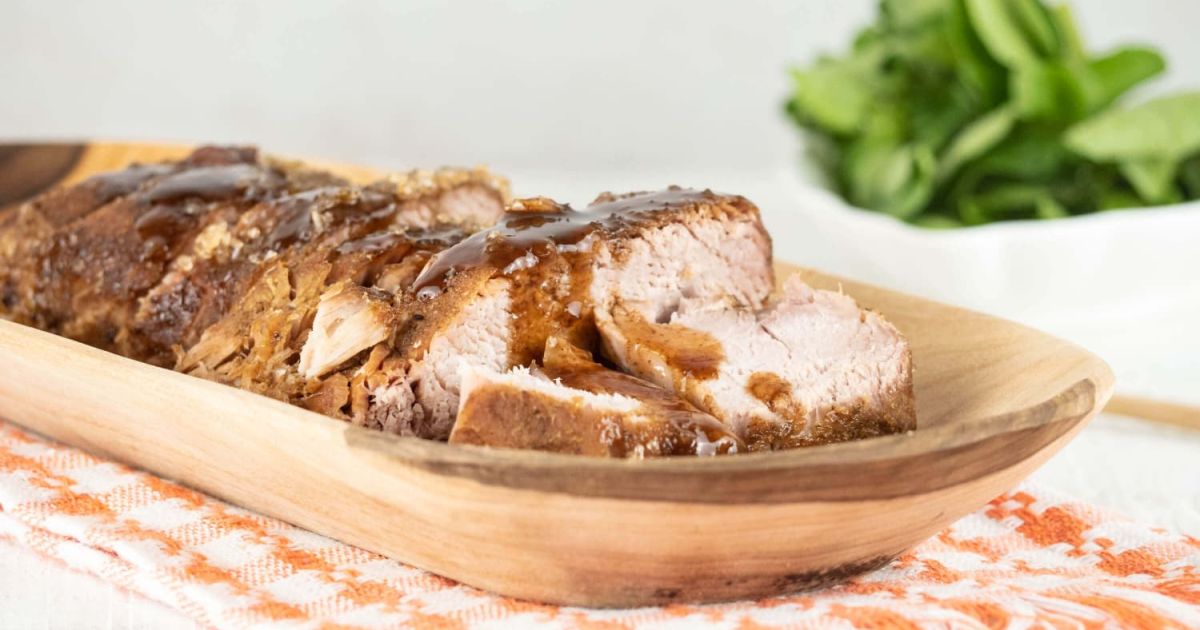 Slow Cooker Balsamic Brown Sugar Pork Tenderloin Slender Kitchen