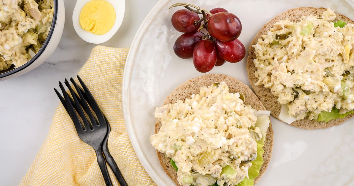 Tuna Egg Salad - Slender Kitchen