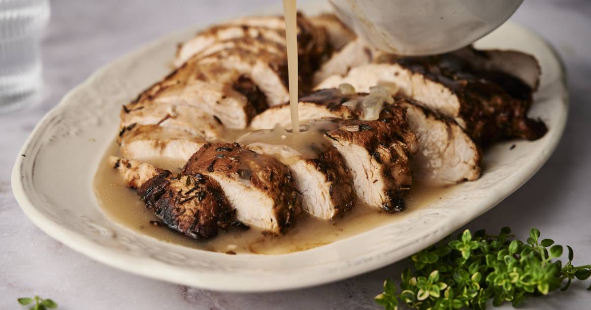 Turkey Tenderloin with Gravy (Great for Small Group!)