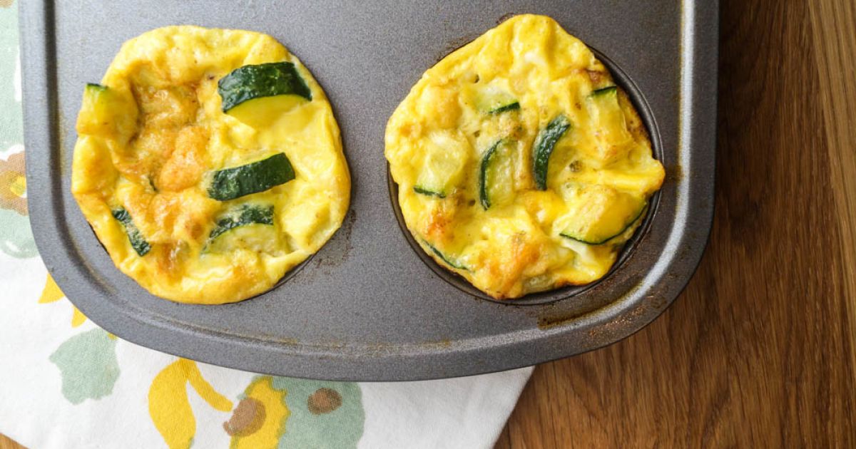 Egg, Zucchini, and Cheese Muffins Slender Kitchen