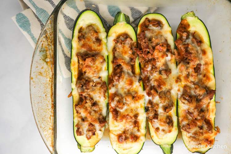 Zucchini and Ground Turkey Pizza Boats | 15 Healthy Ground Turkey Recipes | Homemade Recipes