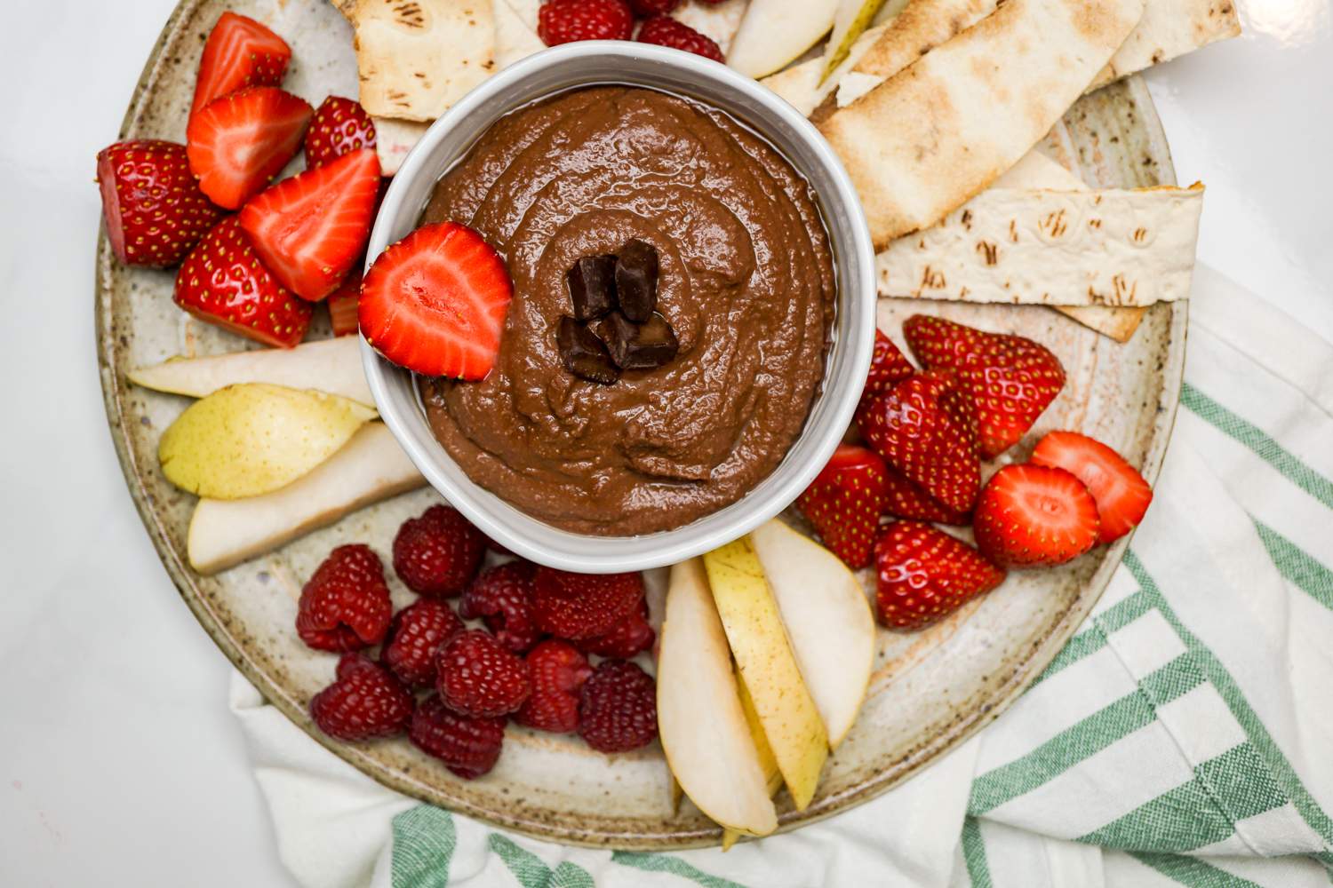 Brownie Batter Chocolate Hummus Slender Kitchen