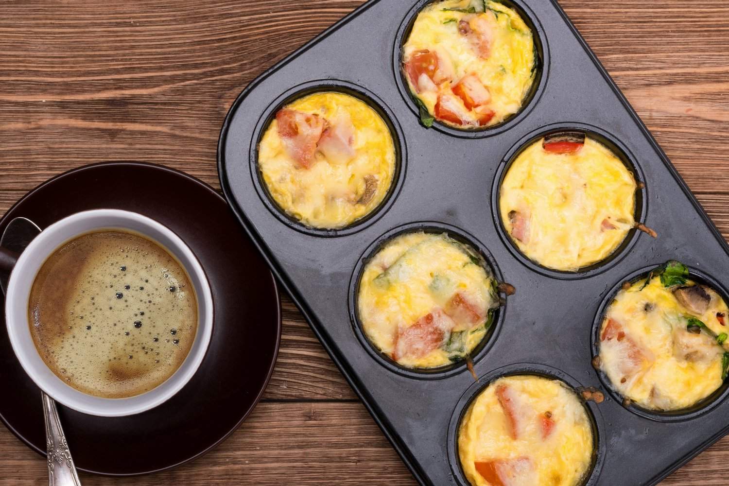 Ham and Cheese Egg Muffins - Slender Kitchen
