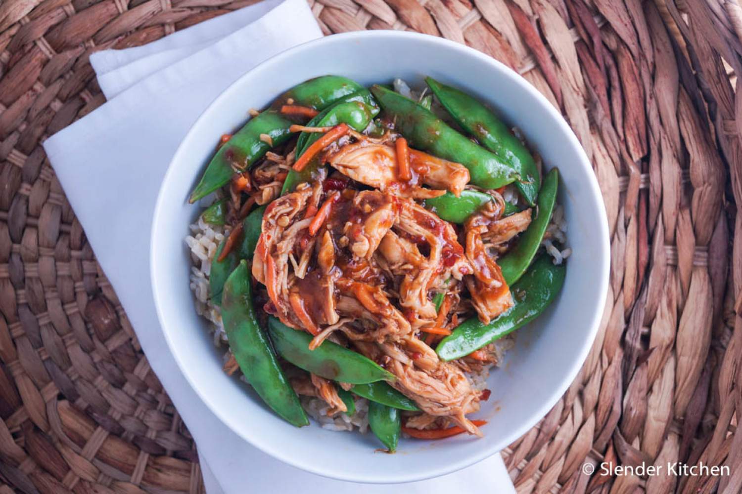 Slow Cooker Spicy Hoisin Chicken Thighs Slender Kitchen