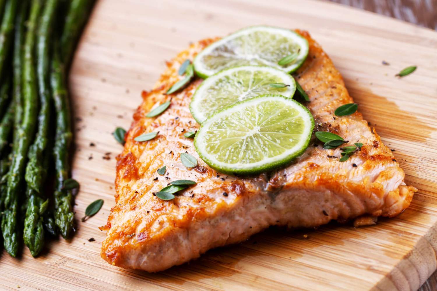 Spicy Salmon with Jalapeno and Lime Slender Kitchen