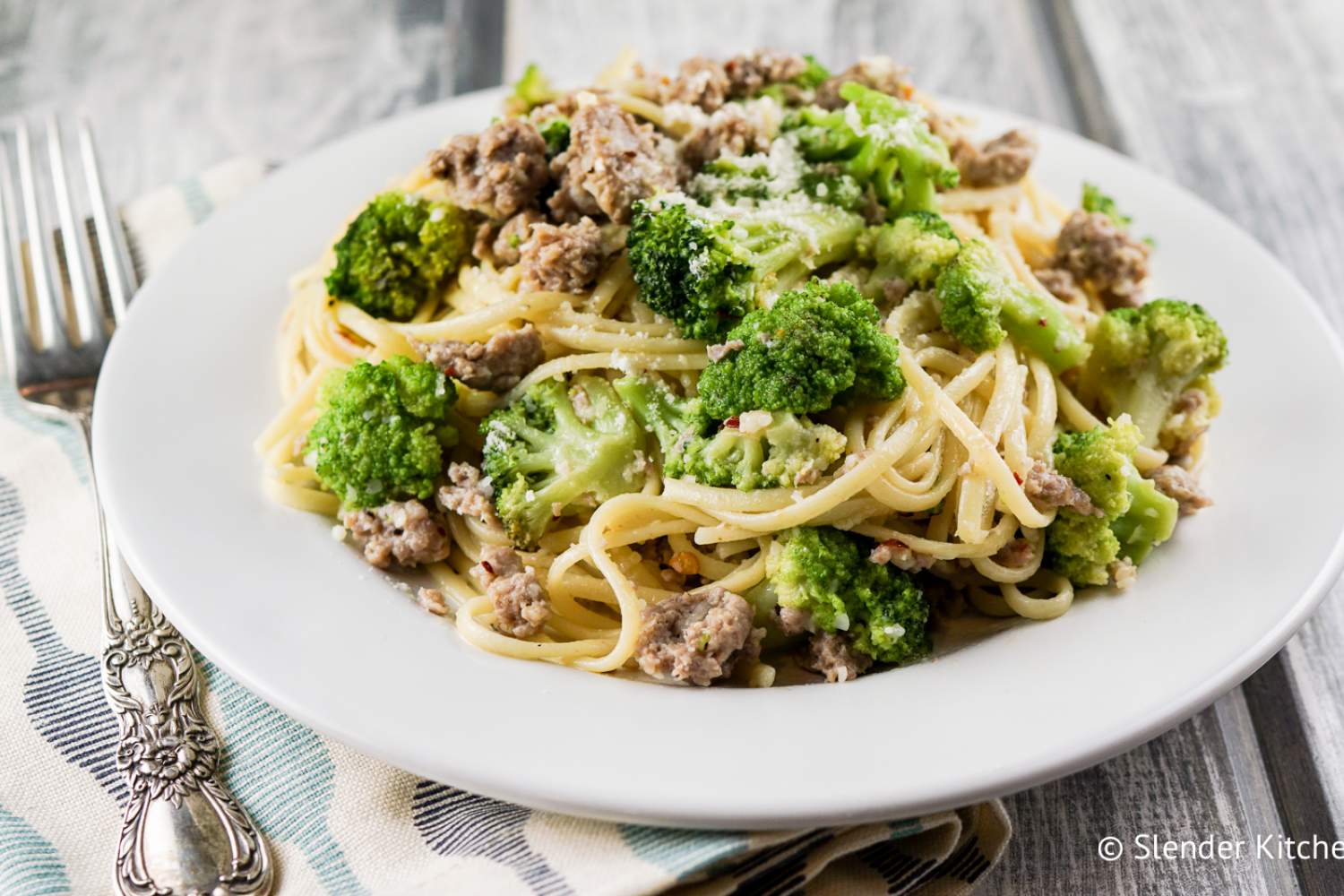 Turkey Sausage and Broccoli Pasta Slender Kitchen