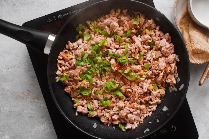 Thai Basil Ground Turkey Slender Kitchen