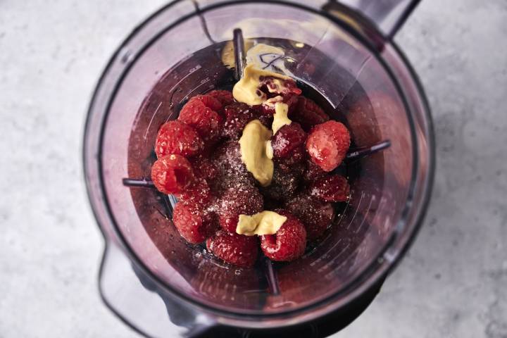 sachin and babi light blue dress Low Carb Raspberry Vinaigrette Dressing main image 1