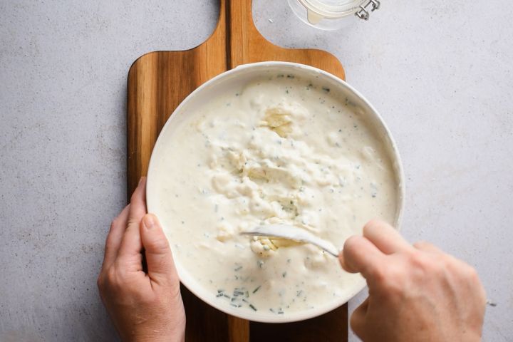 Creamy Gorgonzola Dressing - Slender Kitchen Creamy Gorgonzola Dressing - Slender Kitchen