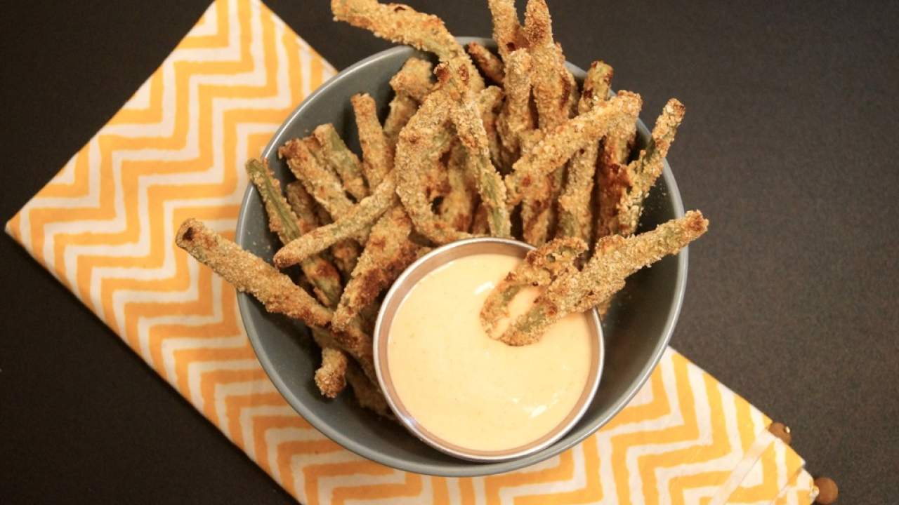 Spicy Green Bean Fries Spicy Green Bean Fries