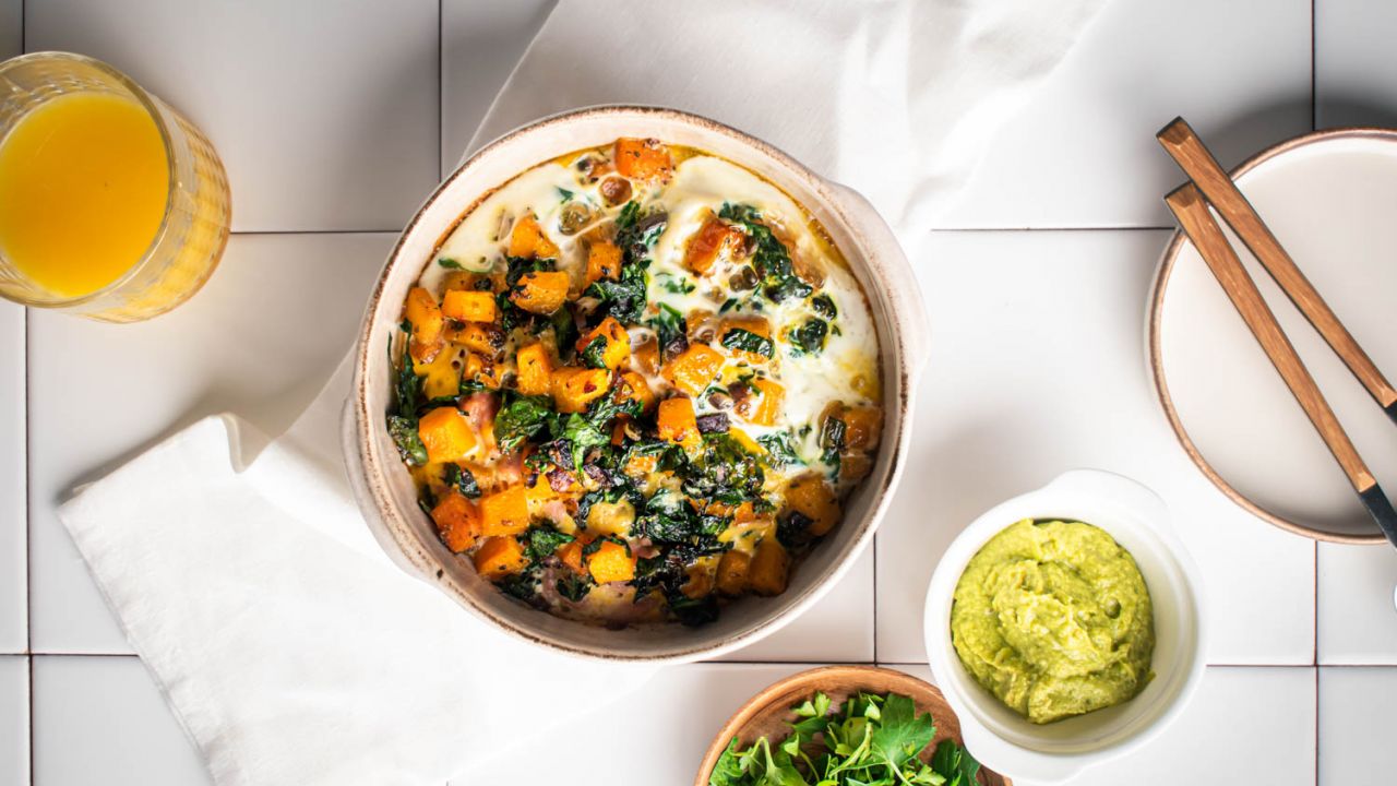 Butternut Squash Breakfast Casserole With Sausage-image