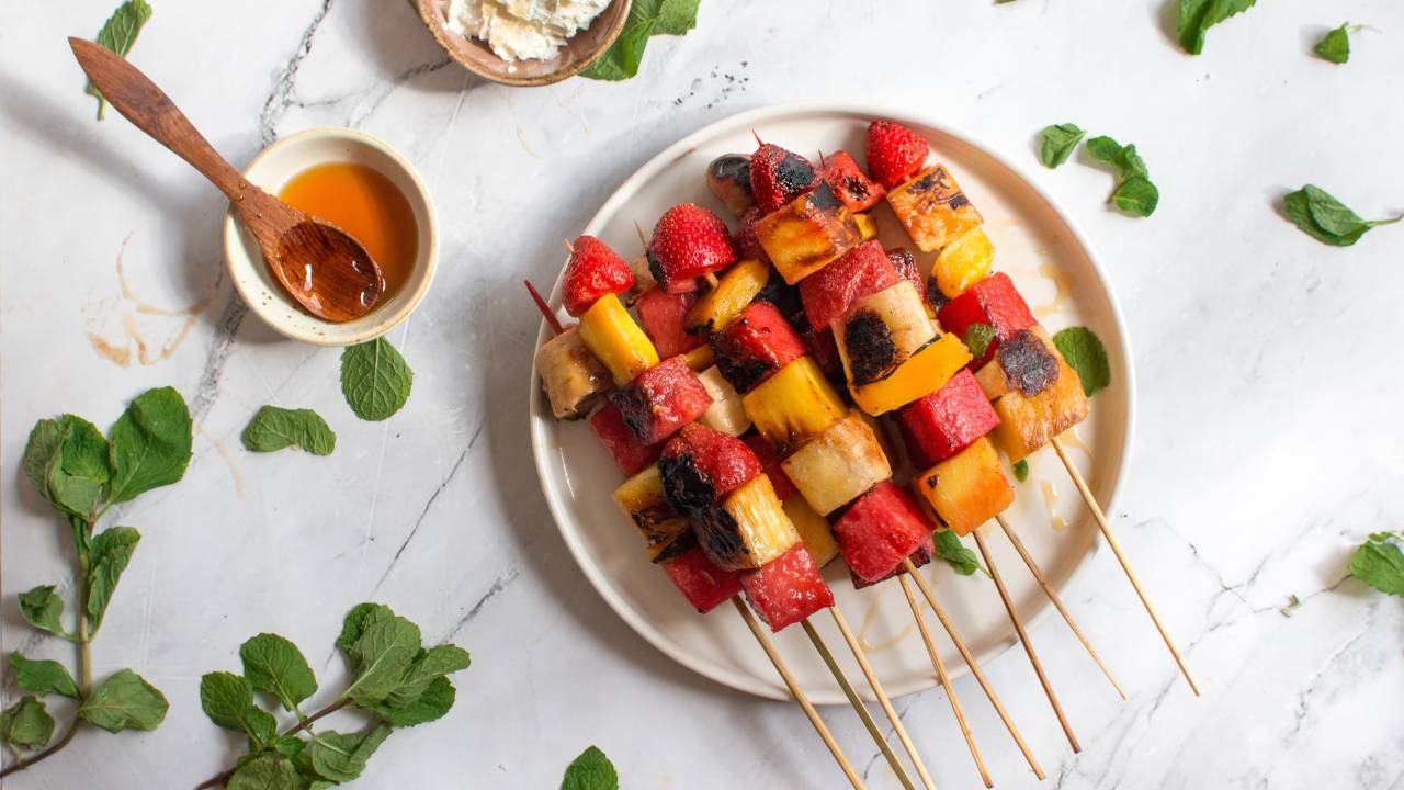 Grilled fruit kabobs shop