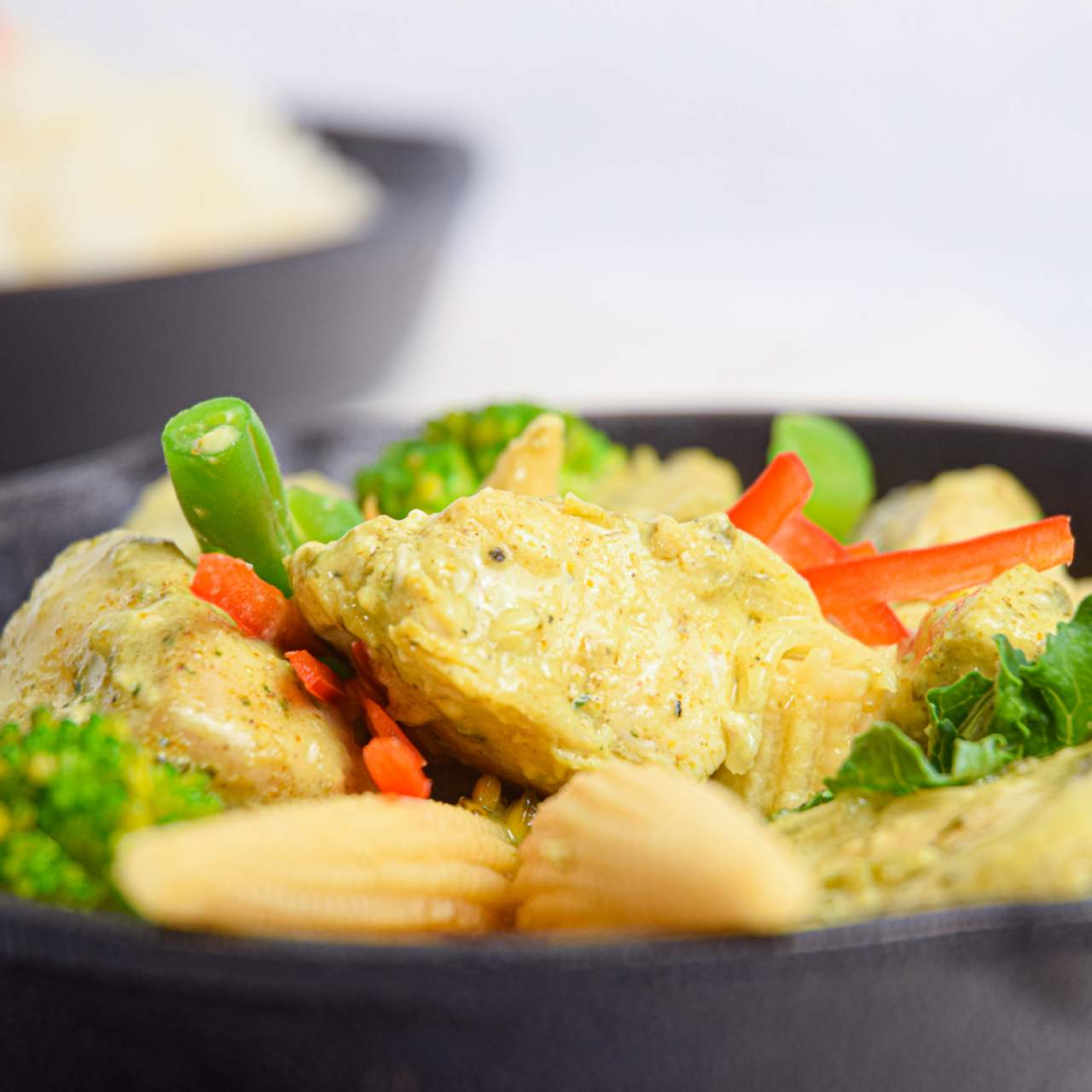 Slow Cooker Thai Green Curry Chicken Slender Kitchen,Thai Tea Recipe From Scratch