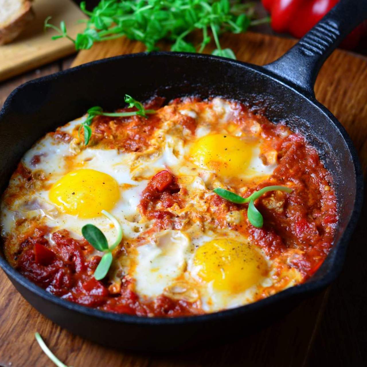 Skillet Baked Eggs - What Should I Make For