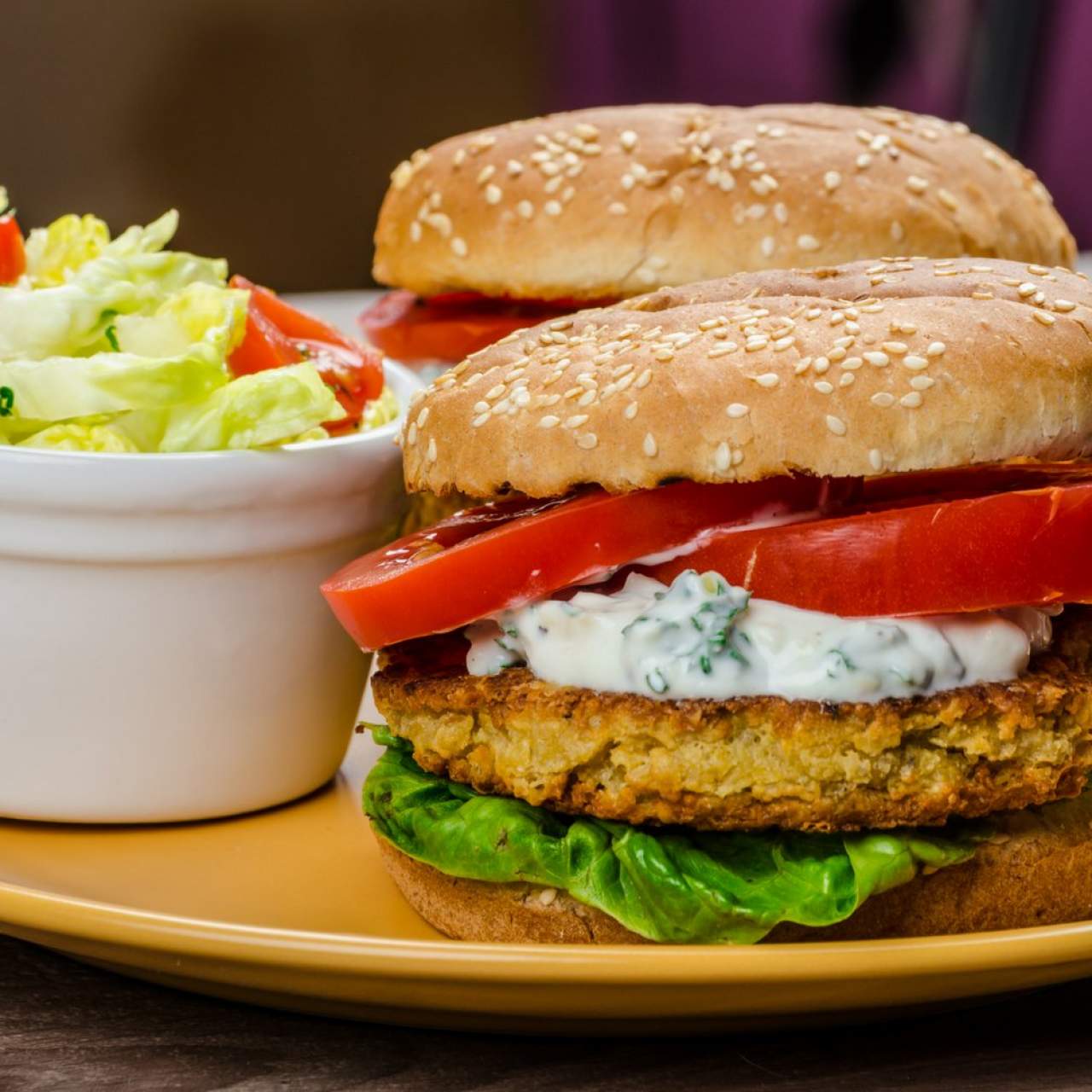 Chickpea Feta Burgers-image