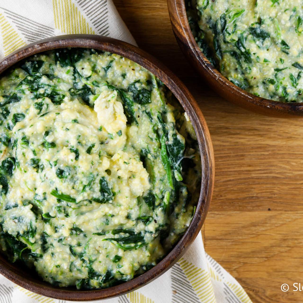Creamy Spinach Polenta-image