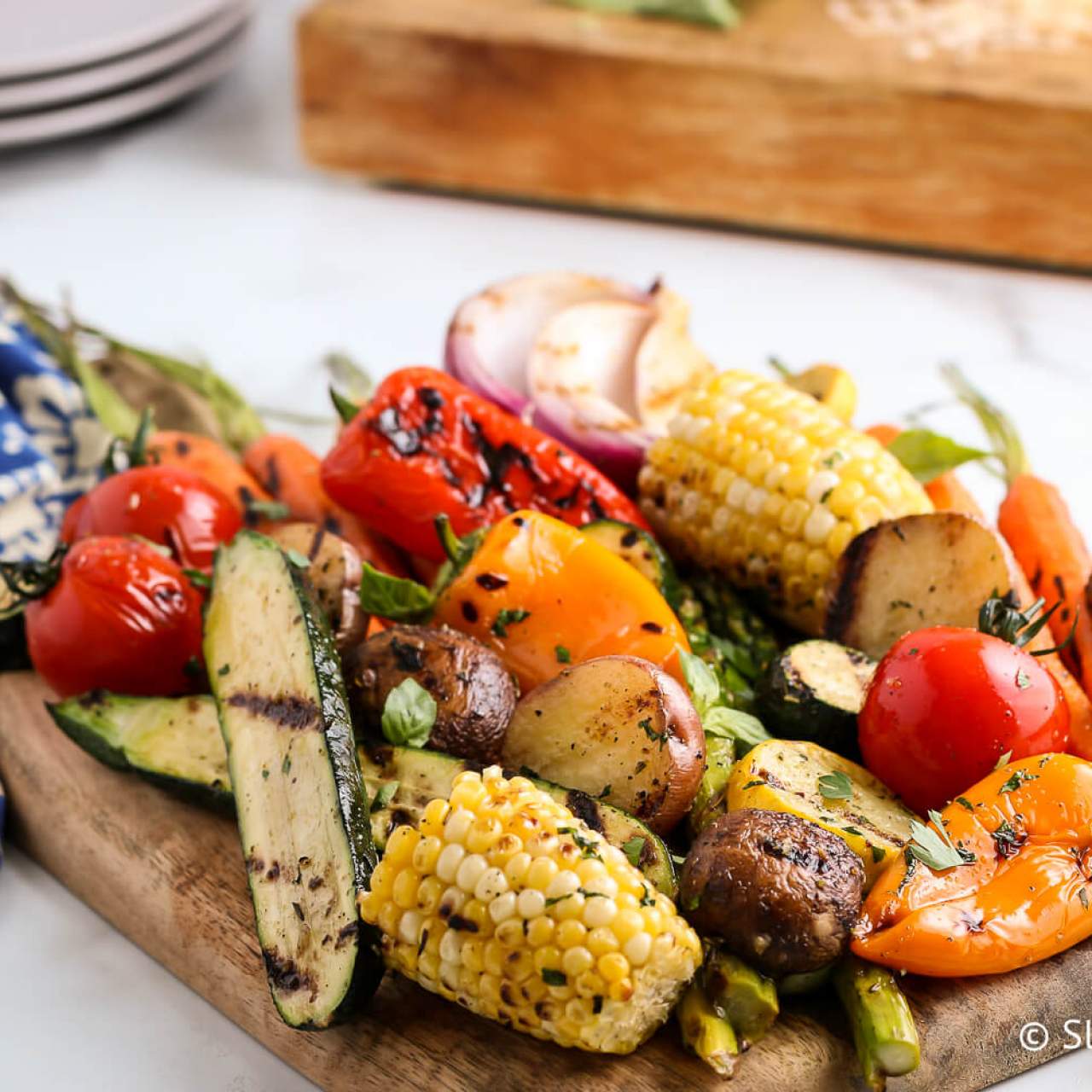 Easy Grilled Vegetables Slender Kitchen