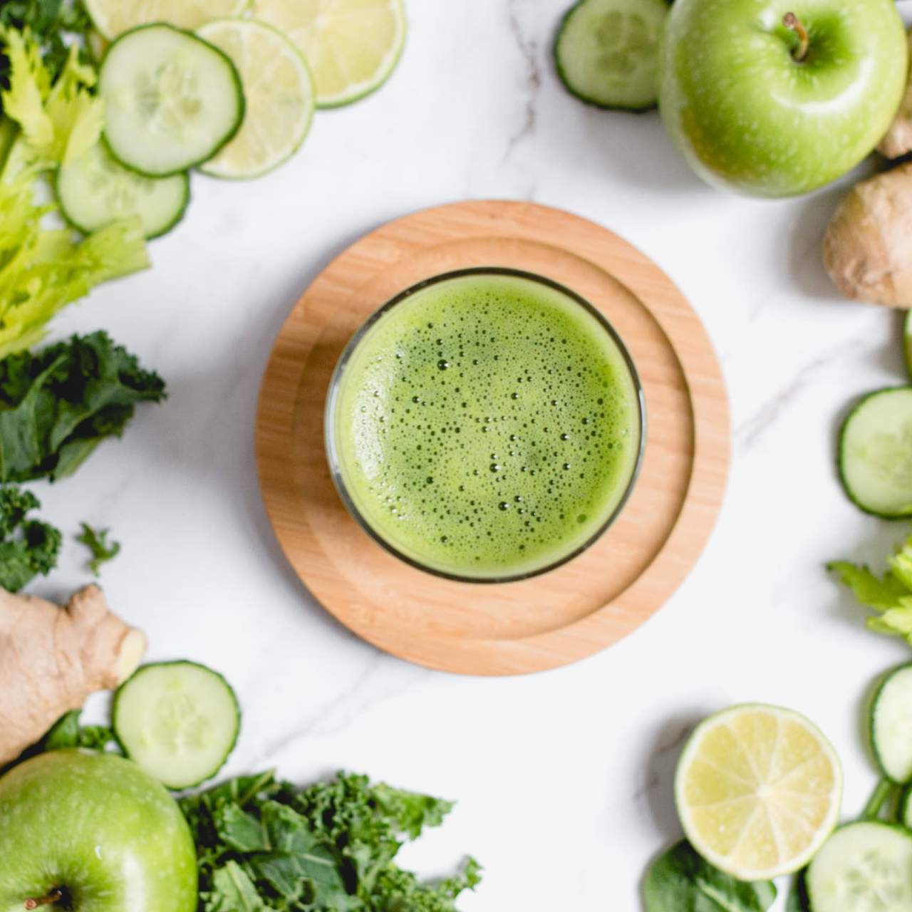 Green Juice in a Blender Without a Juicer