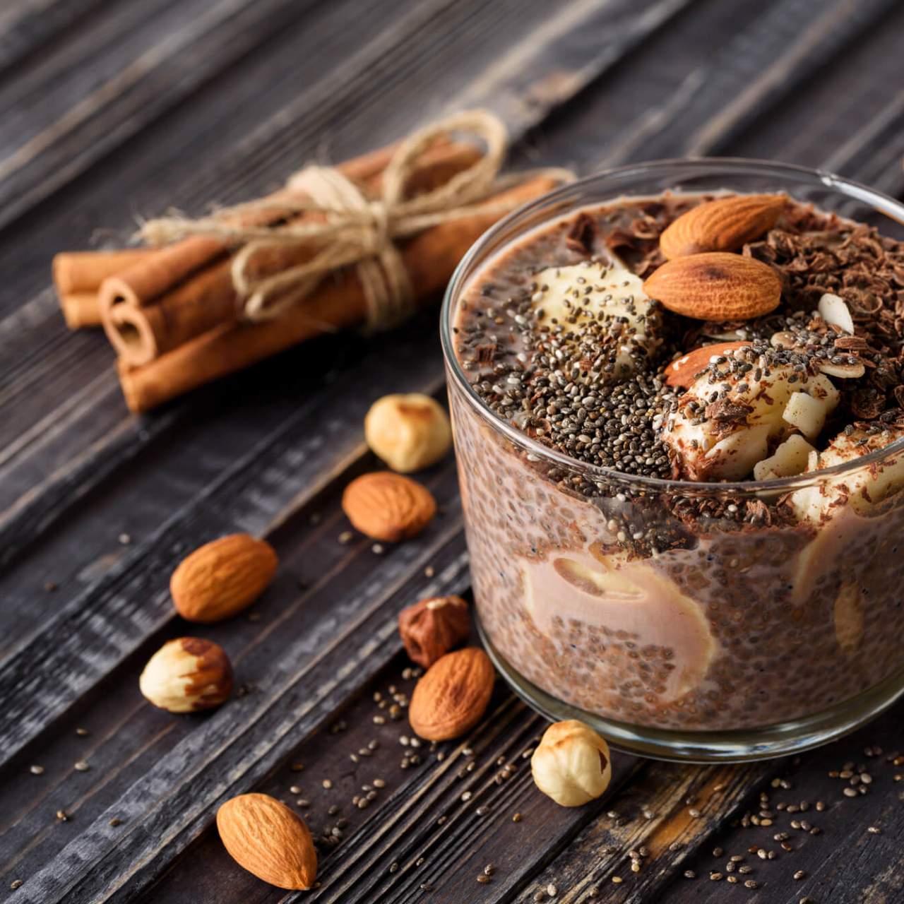 Low Carb Chocolate Almond Chia Seed Pudding Slender Kitchen