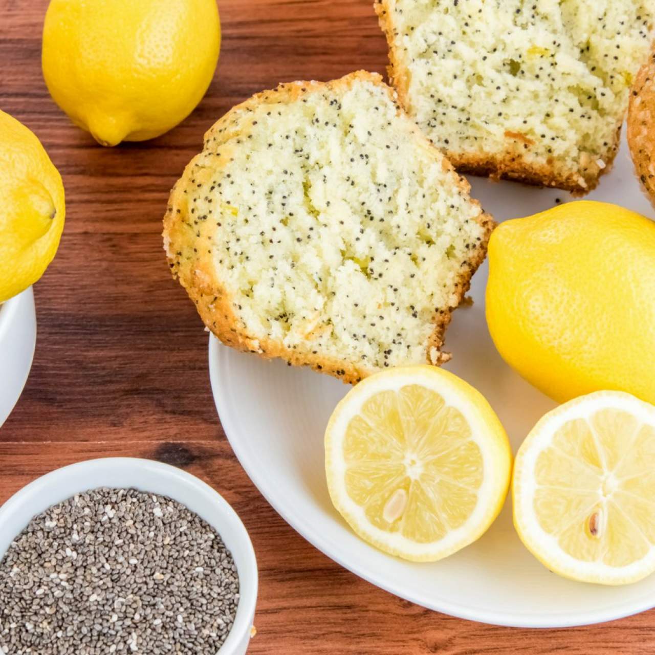 garage Gør det tungt bringe handlingen Low Carb Lemon Chia Seed Muffins - Slender Kitchen