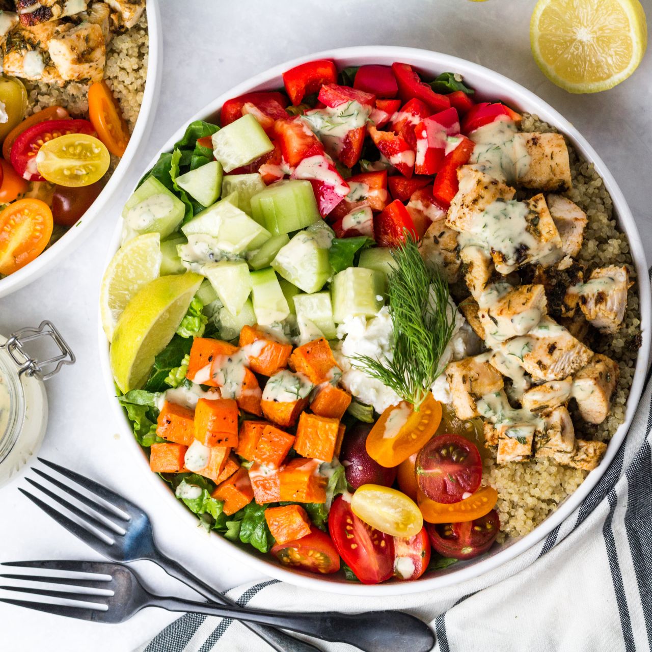 Mediterranean Bowls - Slender Kitchen