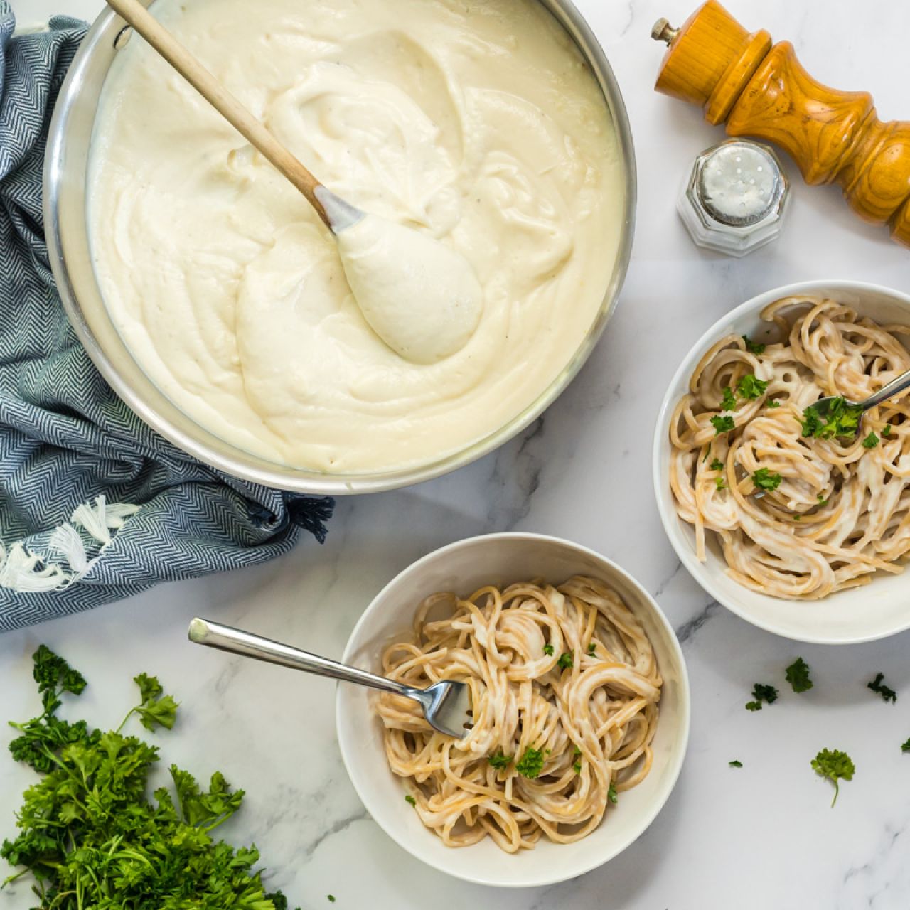 Cauliflower Alfredo  