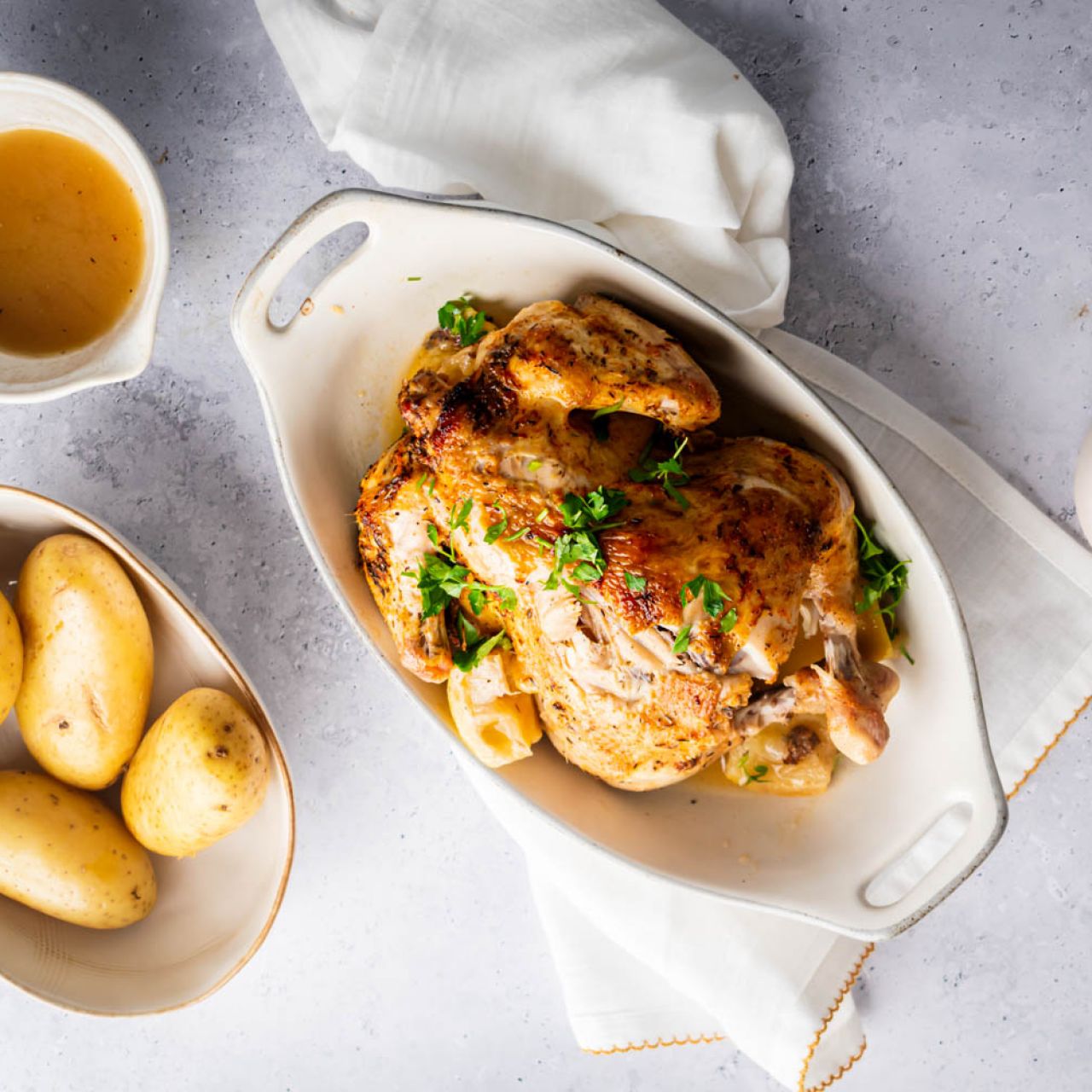 Slow Cooker Rotisserie Chicken - Slender Kitchen