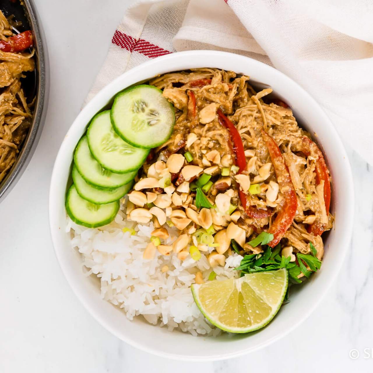 Slow Cooker Thai Peanut Chicken