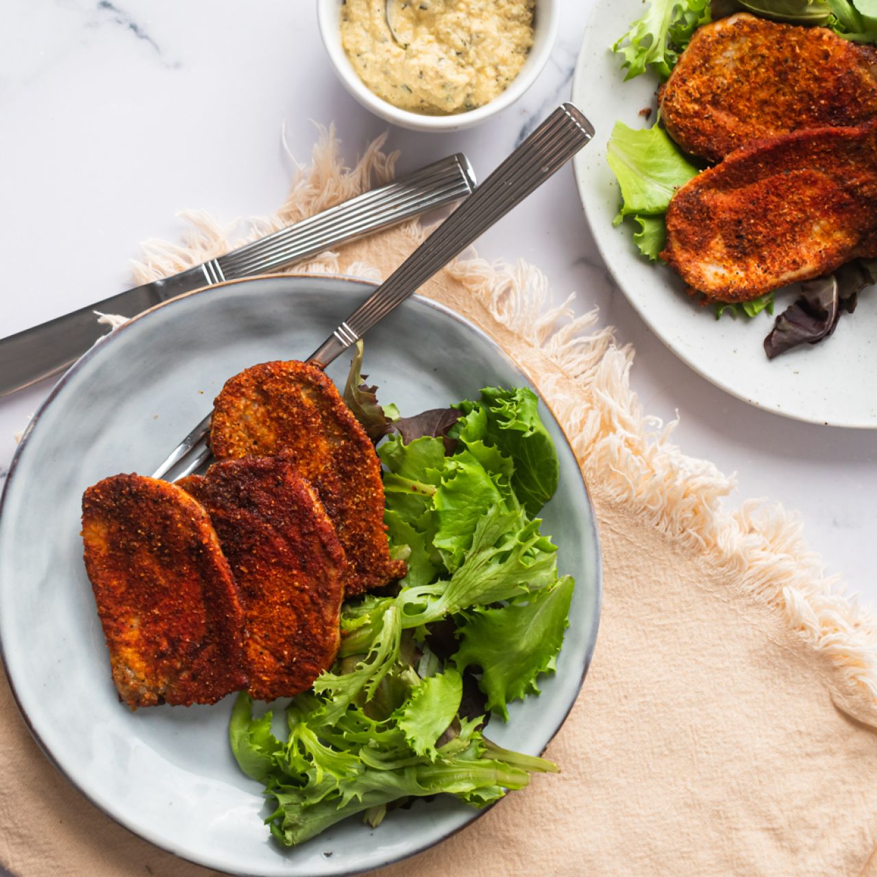 Spice Crusted Center Cut Pork Chops-image