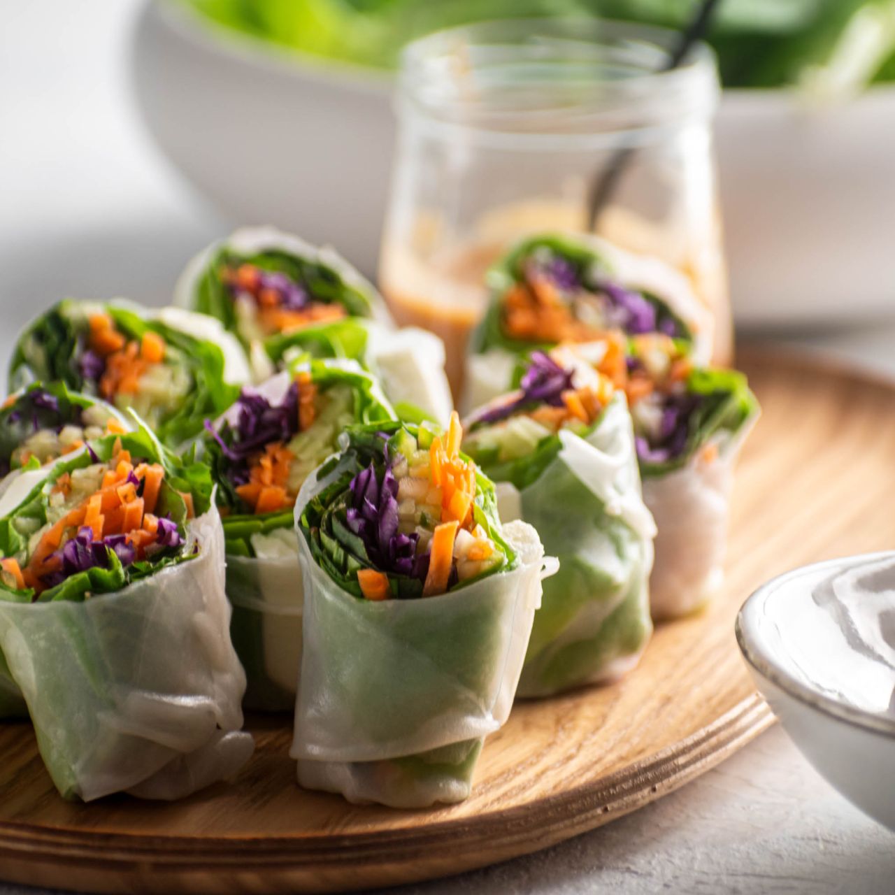 How To Make Vegetable Rice Paper Rolls - A Tasty Kitchen