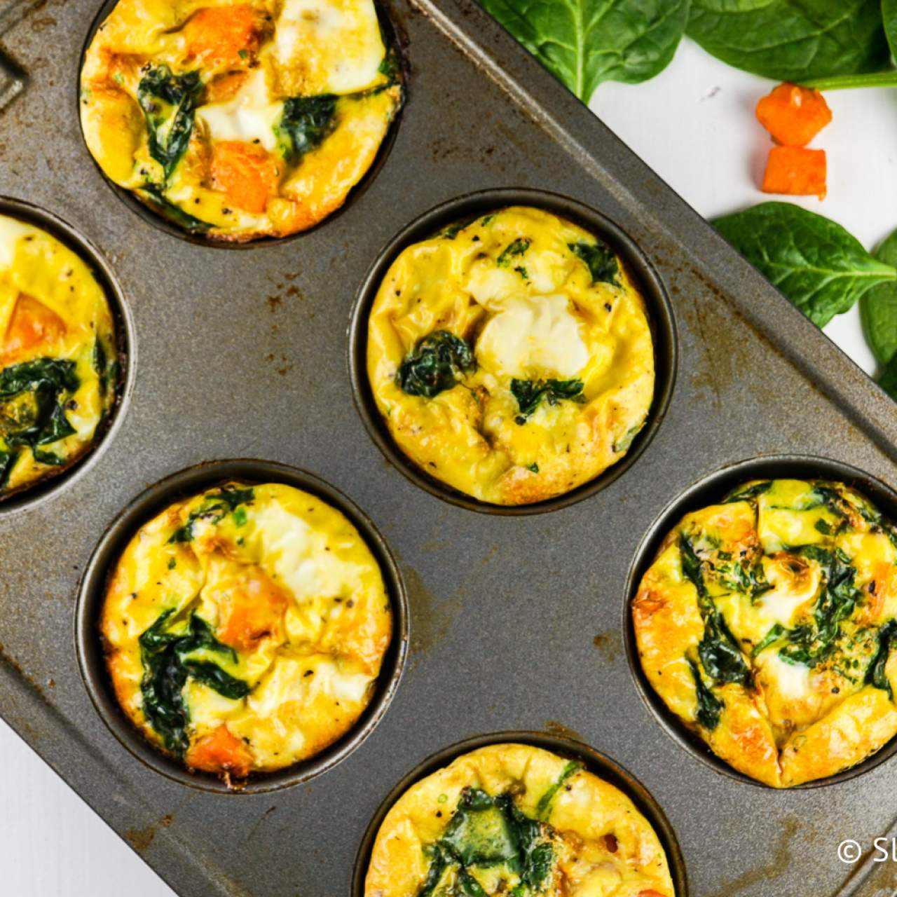 Sweet Potato And Spinach Egg Muffins Slender Kitchen