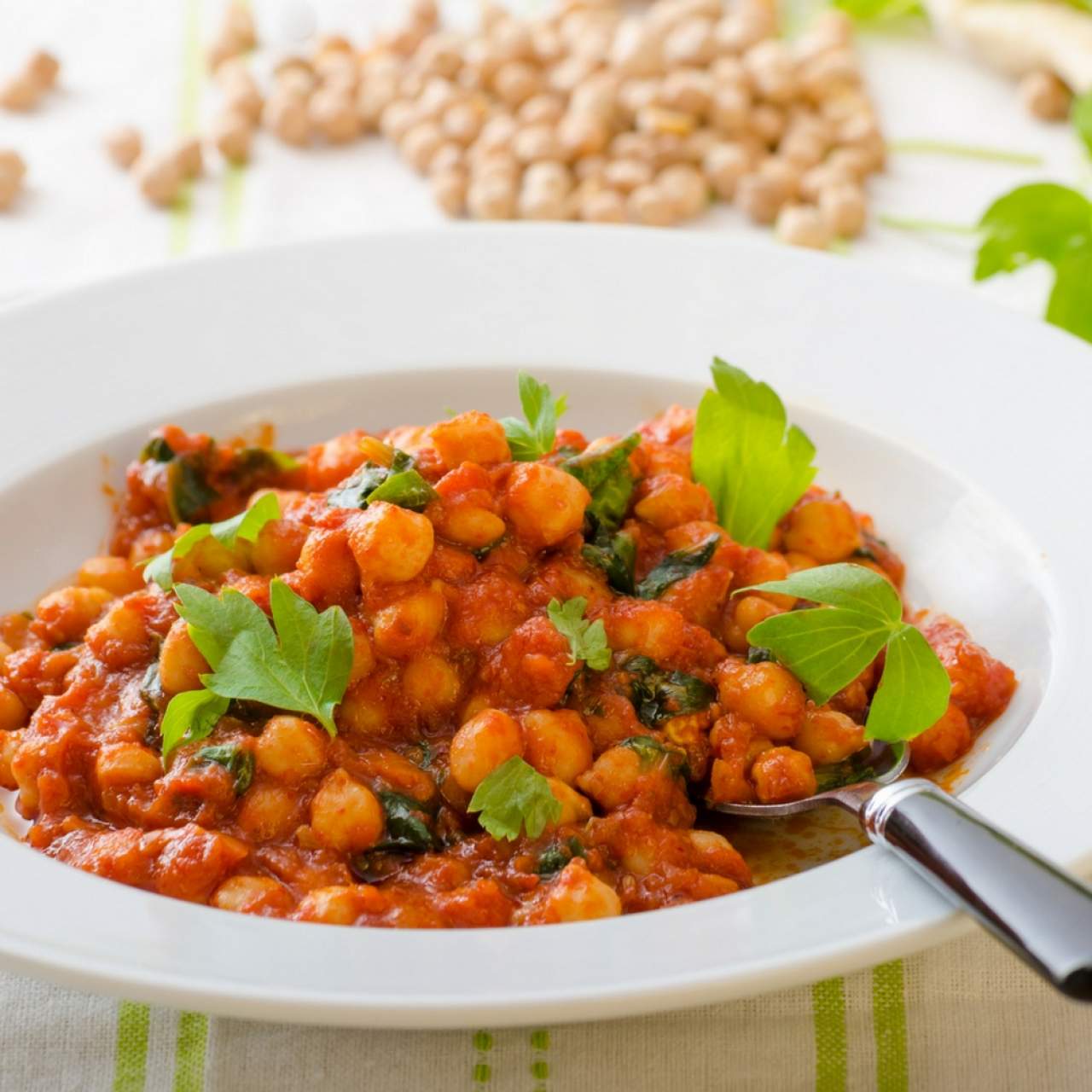 Tomato and chickpea curry 2025