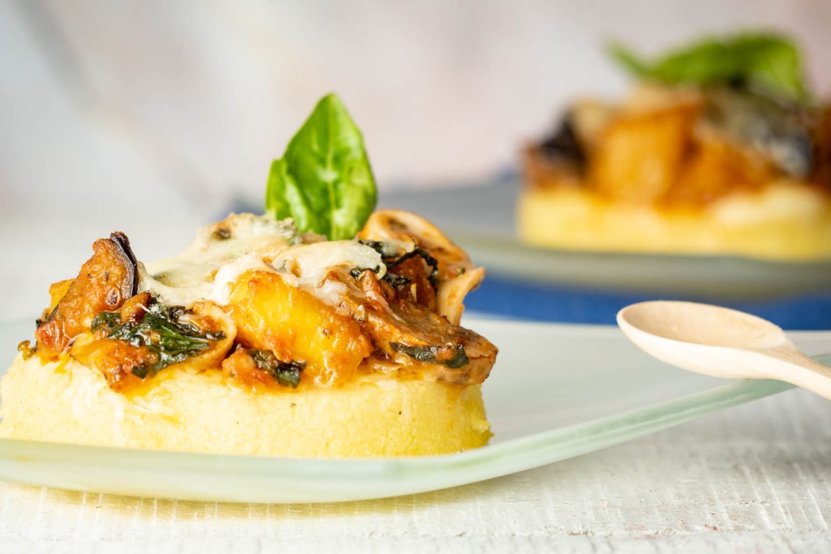 Baked Italian Polenta and Vegetables