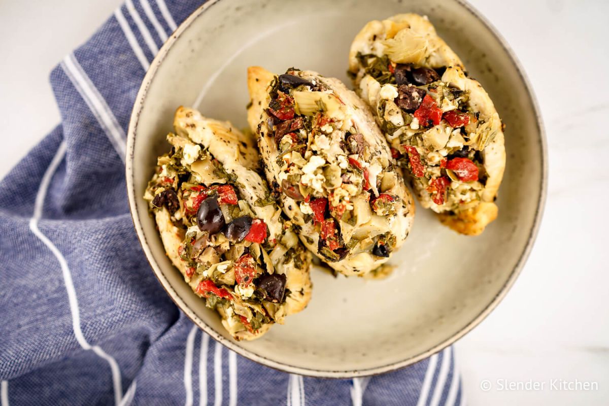 Spinach And Feta Chicken Rolls