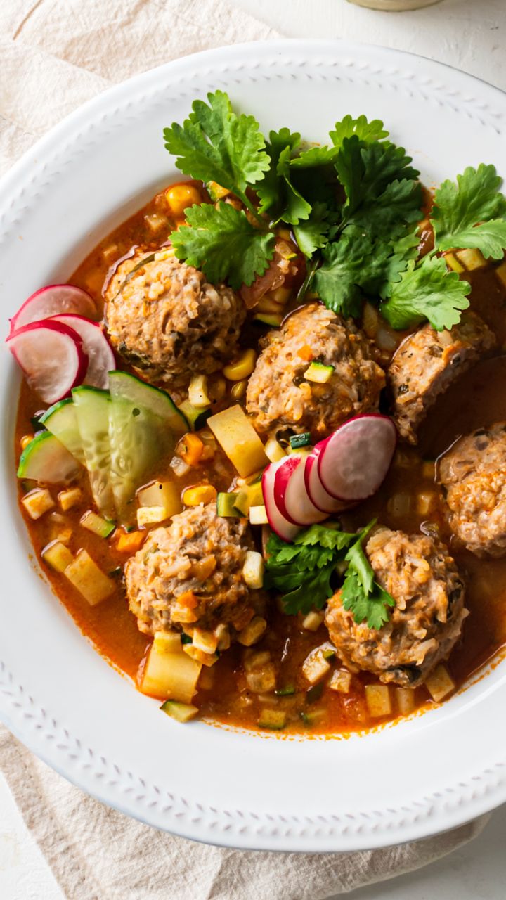 Albondigas Soup Mexican Meatball