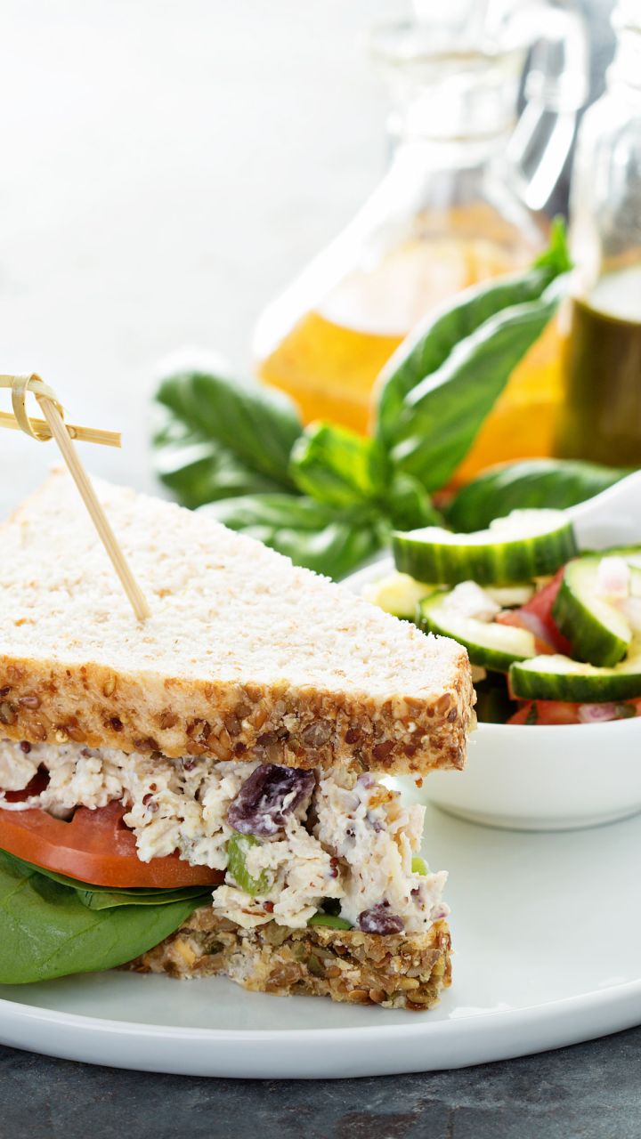 Cranberry Almond Chicken Salad