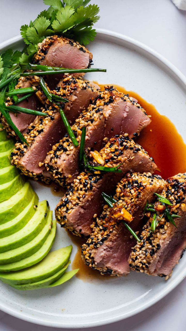 Pan seared sesame tuna 2025