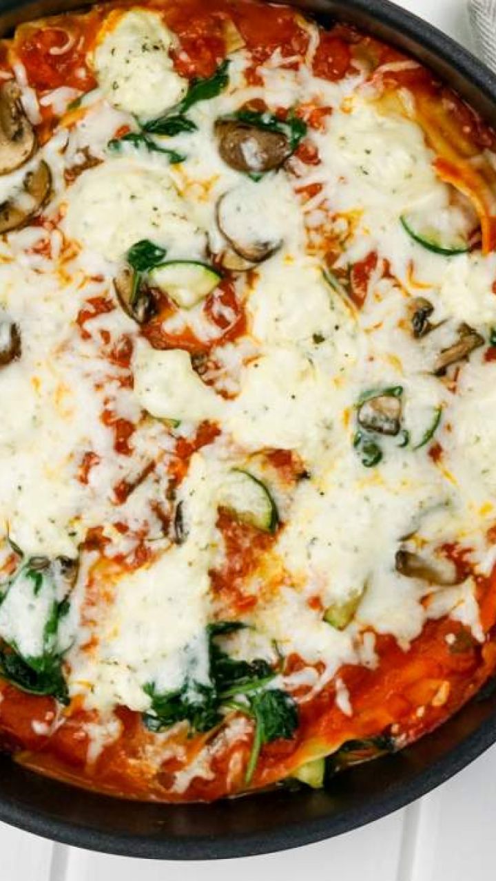 Skillet Vegetable Lasagna Recipe