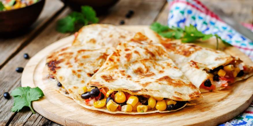 Black Bean And Corn Quesadillas Freezer Friendly Slender Kitchen The low carb and keto cheese shell is a perfect fit for this classic. black bean and corn quesadillas freezer friendly