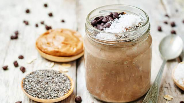 Chocolate Peanut Butter Chia Seed Pudding