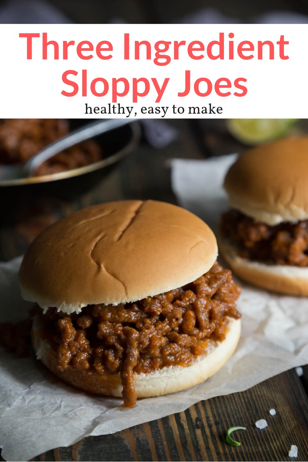 Three Ingredient Sloppy Joes Slender Kitchen